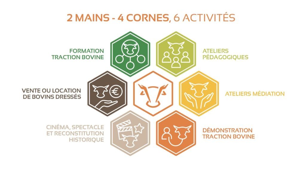 plaquette 2 mains 4 cornes 4