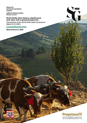 Livre "Draft Cattle: Their history, significance and value with a global perspective" Actes du Symposium mondial sur les bovins de trait (8-9 mars 2024 Allemagne). couverture du livre